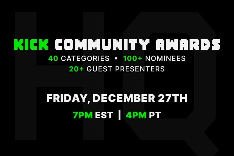 Recognizing the Best of Kick 2024: The Kick Community Awards